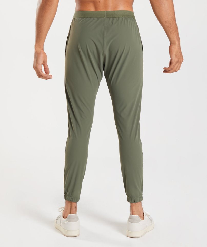 Men's Gymshark Studio Jogger Olive | NZ 6GOVXS